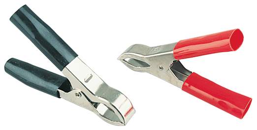Lot De 8 Pinces Crocodiles Rouge/Noir - Isolées PVC - Pour Batterie Voiture, Tests Électriques, Bricolage