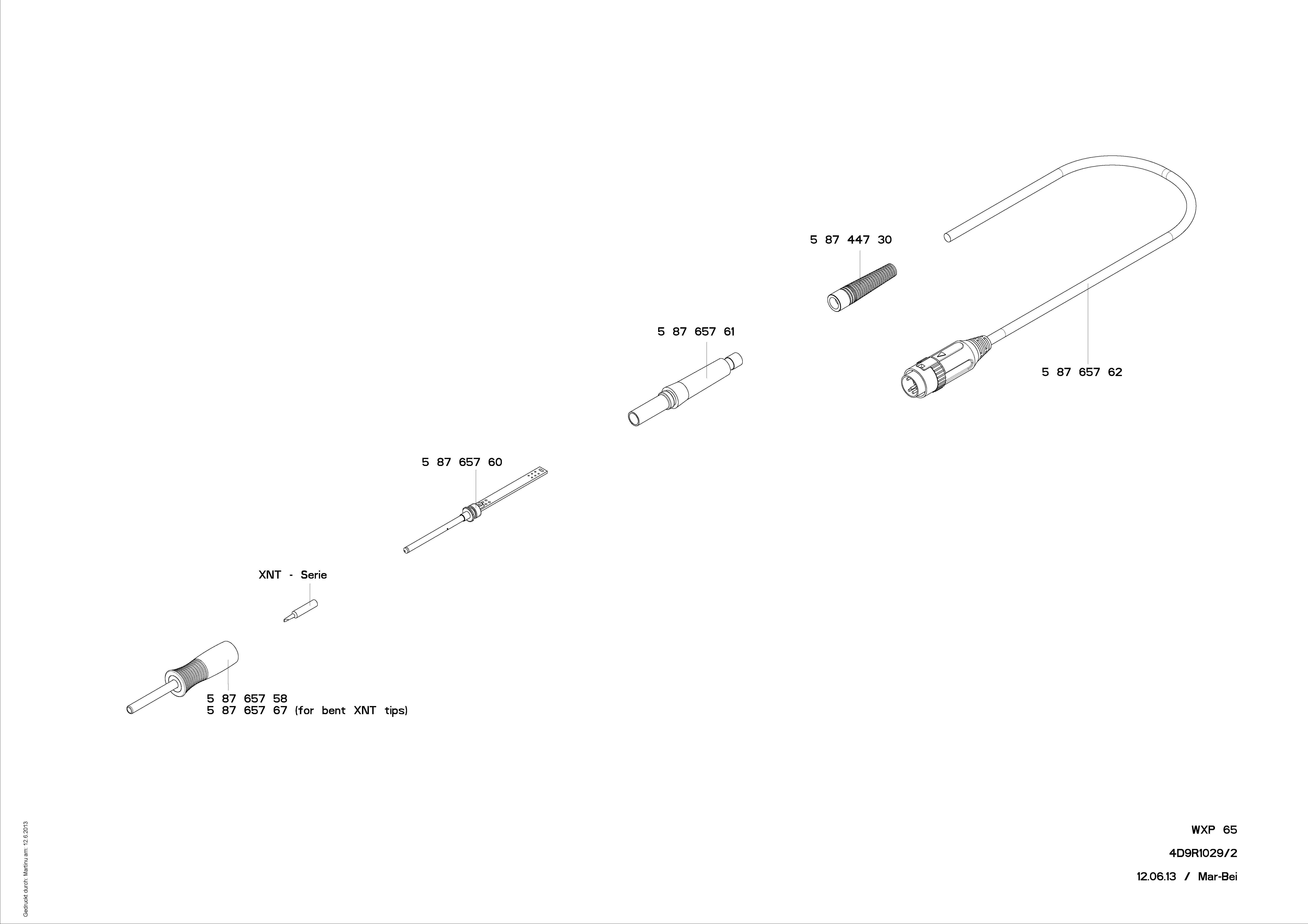 Pointe De Fer à Souder 1,2 Mm Pour Stations Weller LR21, WEP70, FE50 – Référence 4ETKL-1, Neuve