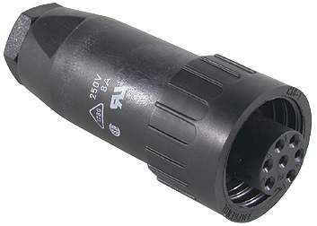 Connecteur Circulaire Amphenol 37 Positions Mil-Spec - Fiche Mâle à Sertir, -65°C~200°C