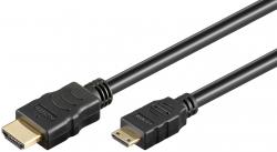 Cordon HDMI M vers mini HDMI M 2m