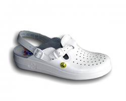 Chaussures sabot ESD Blanches T:44