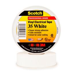 Scotch 35 PVC Blanc 19 mm x 20 m