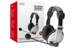CASQUE STEREO+MICRO JACK 3.5mm 1.8m