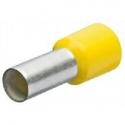 Embout de cblage isol jaune 0.25mm
