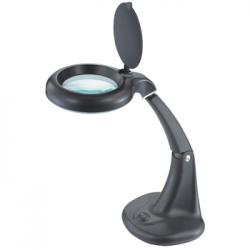 Lampe loupe 12W 3+12 dioptries noire