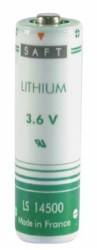 Pile lithium AA 3.6V 2.6Ah